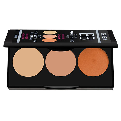 פלטת קונסילר והיילייטר של GOSH - BB Skin Perfecting Kit - BB palette concealer / highlighter
