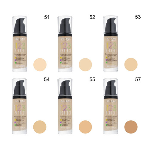 ⁦מייקאפ Bourjois Fond de Teint 1.2.3 Perfect Mattifying primer⁩ – תמונה ⁦2⁩