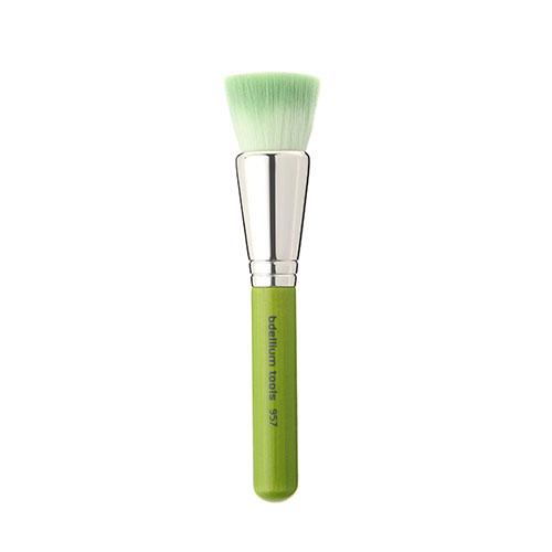 מארז 4 מברשות לבסיס - Bdellium tools Green Bambu Series Foundation – תמונה 2