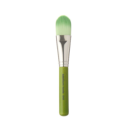 מארז 4 מברשות לבסיס - Bdellium tools Green Bambu Series Foundation – תמונה 5