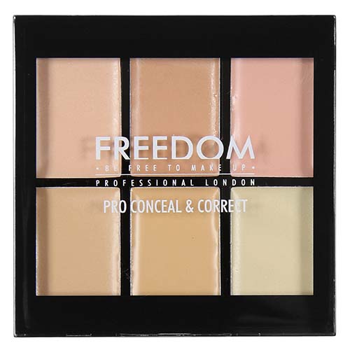 FREEDOM פלטת קורקטור וקונסילר - PRO CONCEAL CORRECT PALETTE