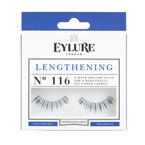 ריסים מלאכותיים להדבקה - EYLURE LENGTHENING NO 116 Eyelashes with Glue