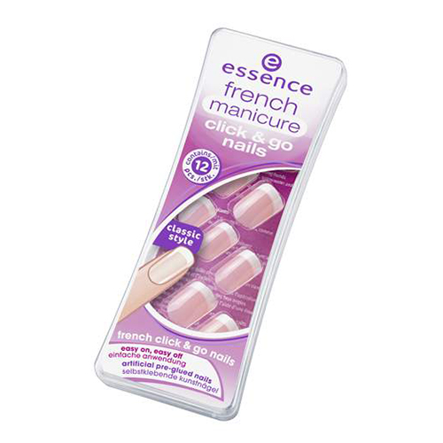 ציפורניים מלאכותיות אסנס - FRENCH manicure click & go nails 847312