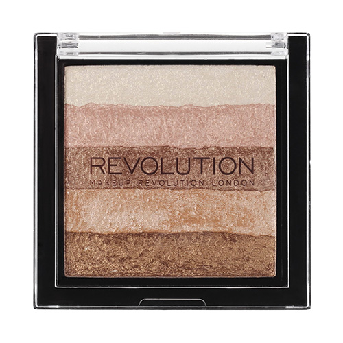 פלטת הייליטרים - MAKEUP REVOLUTION SHIMMER BRICK