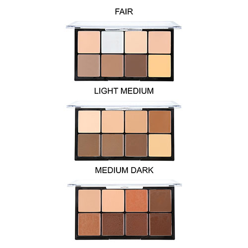 פלטת קונטור קרמית - MAKEUP REVOLUTION ULTRA PRO HD CREAM CONTOUR – תמונה 2