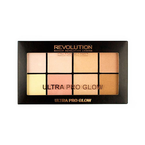 ⁦פלטת הייליטר - MAKEUP REVOLUTION ULTRA PRO GLOW⁩ – תמונה ⁦4⁩