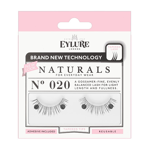 ריסים מלאכותיים להדבקה - EYLURE NATURALS NR 020 Eyelashes + glue