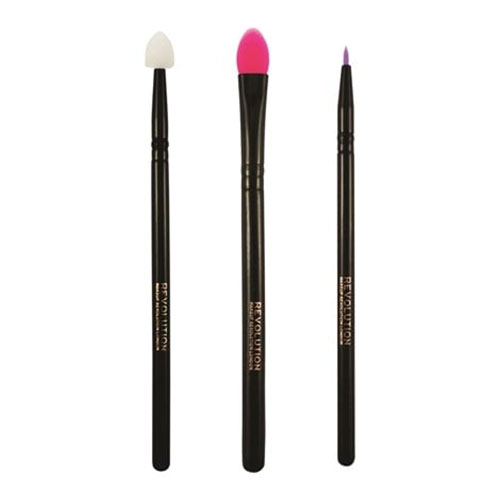 3 מברשות סיליקון לעיניים - MAKEUP REVOLUTION SILICONE EYE