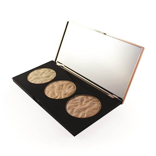 סט של 3 הייליטרים - MAKEUP REVOLUTION HIGHLIGHT PALETTE Rose Lights – תמונה 2