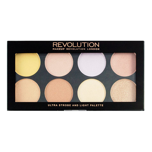 פלטת שמונה הייליטרים - MAKEUP REVOLUTION ULTRA STROBE AND LIGHT PALETTE
