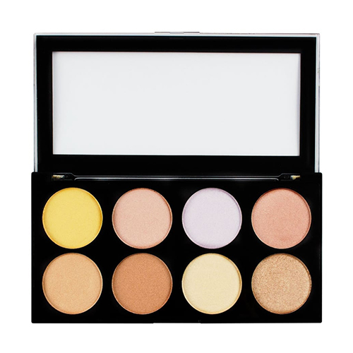 פלטת שמונה הייליטרים - MAKEUP REVOLUTION ULTRA STROBE AND LIGHT PALETTE – תמונה 2