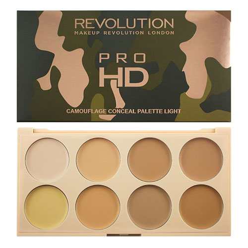 פלטת קונסילרים - MAKEUP REVOLUTION PRO HD CAMOUFLAGE CONCEAL PALETTE
