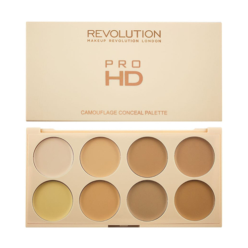 פלטת קונסילרים - MAKEUP REVOLUTION PRO HD CAMOUFLAGE CONCEAL PALETTE – תמונה 2