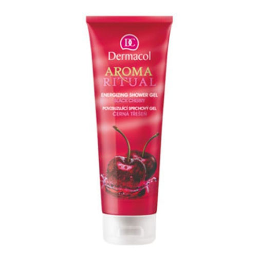 ג'ל רחצה ממריץ דרמקול - AROMA RITUAL ENERGIZING SHOWER GEL BLACK CHERRY