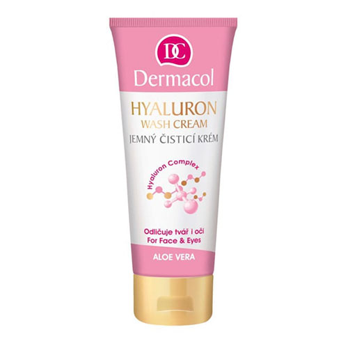 קרם ידיים דרמקול - HYALURON WASH CREAM