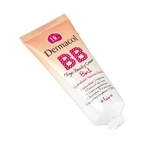 מייקאפ BB וקרם לחות של דרמקול - BB Magic Beauty Cream 8 in1 – תמונה 2