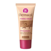 קרם לחות ומייקאפ יחד של דרמקול - TONING CREAM 2 in1 Moisturizing cream and primer