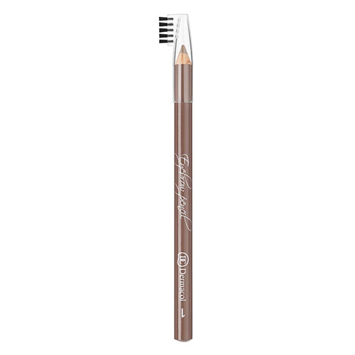 עפרון גבות עם מברשת דרמקול - Eyebrow Pencil