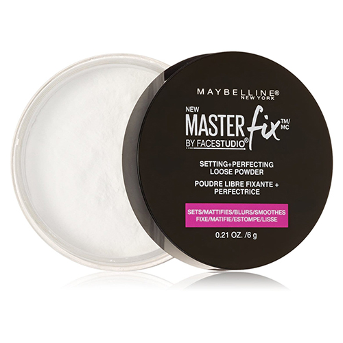 פודרה מקבעת שקופה מייבלין - Master Fix - SETTING + PERFECTING LOOSE POWDER