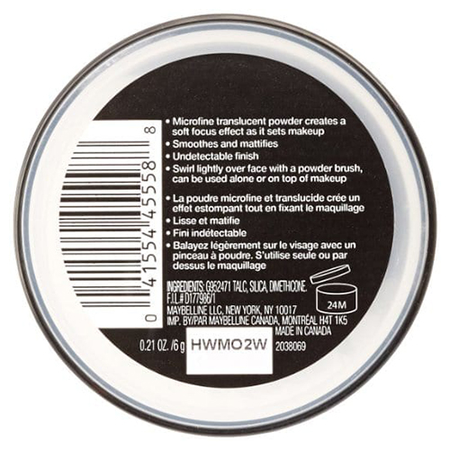 פודרה מקבעת שקופה מייבלין - Master Fix - SETTING + PERFECTING LOOSE POWDER – תמונה 2