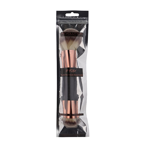 מברשת איפור דו צדדית - MAKEUP REVOLUTION Brush Flex 01 BLEND & BUFF