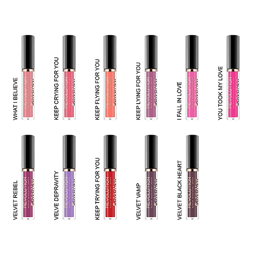 ⁦שפתון - MAKEUP REVOLUTION Salvation velvet LIP LACQUER⁩ – תמונה ⁦2⁩