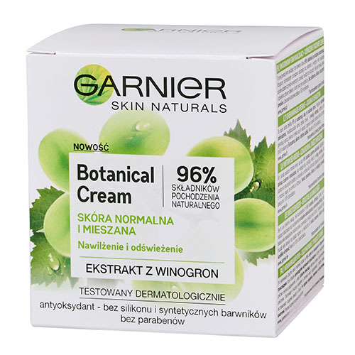 ⁦קרם לחות "ענבים בוטני" של גרנייה - GARNIER Botanical Cream GRAPE MOISTURIZING CREAM⁩ – תמונה ⁦2⁩