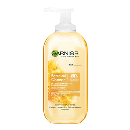ג'ל לניקוי הפנים גרנייה - GARNIER Botanical Cleanser Flower Honey