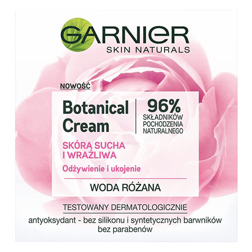 קרם לחות GARNIER Botanical Cream Rose Floral Water