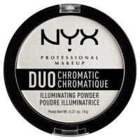 אבקה להארה כרום של ניקס - NYX Professional Makeup DUO CHROMATIC Illuminating powder