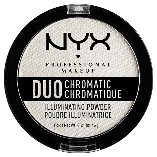 אבקה להארה כרום של ניקס - NYX Professional Makeup DUO CHROMATIC Illuminating powder