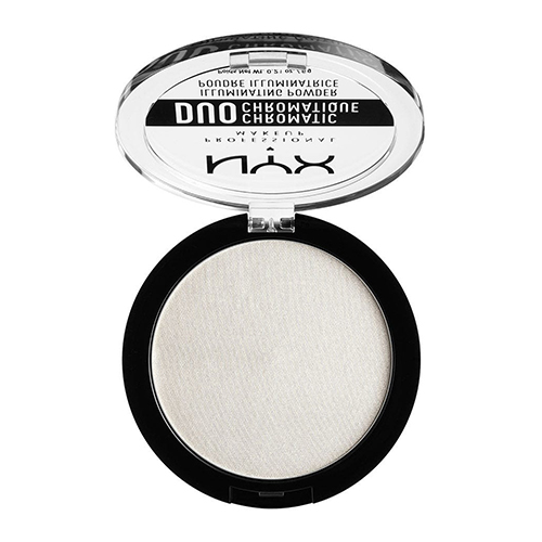 אבקה להארה כרום של ניקס - NYX Professional Makeup DUO CHROMATIC Illuminating powder – תמונה 2