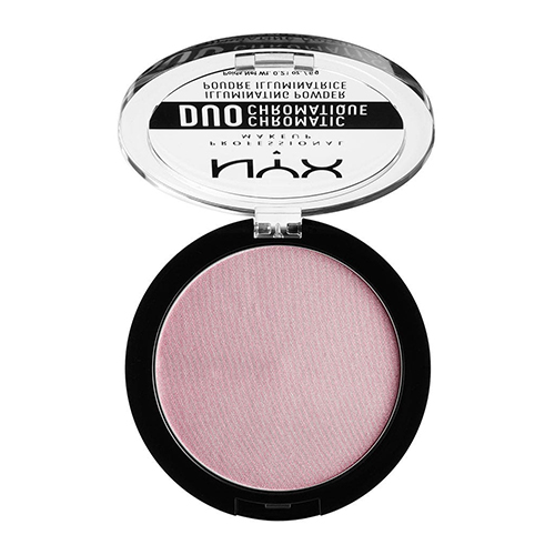 אבקה להארה כרום של ניקס - NYX Professional Makeup DUO CHROMATIC Illuminating powder – תמונה 4
