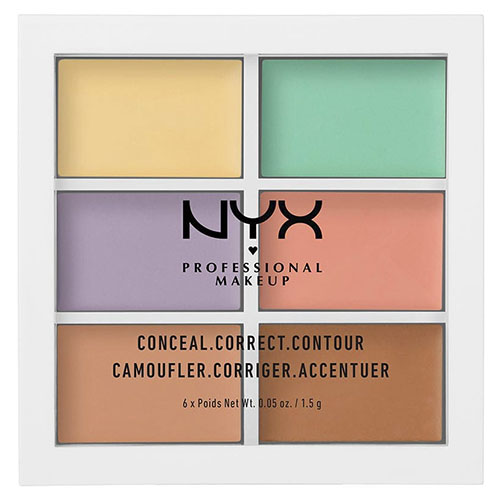 פלטת 6 קונסילרים של ניקס - NYX Professional Makeup COLOR CORRECTING CONCEALERS