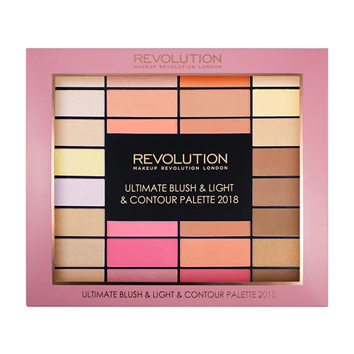 ערכת איפור משולבת - MAKEUP REVOLUTION ULTIMATE BLUSH & LIGHT & CONTOUR PALETTE