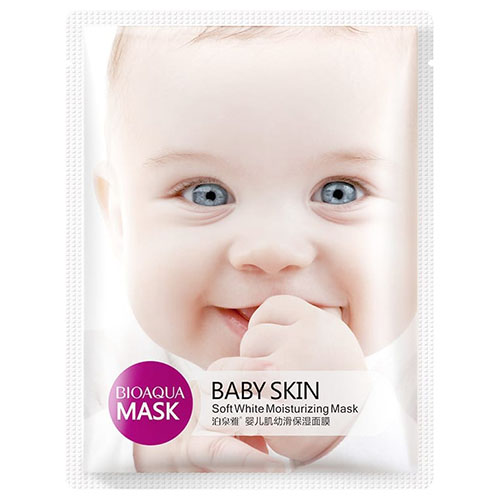מסיכת פנים מבהירה עם קולגן - BIOAQUA BABY SKIN
