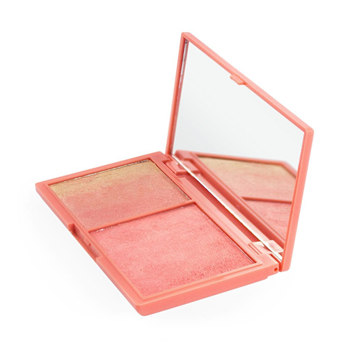 פלטת הייליטר וסומק - I ♡ Makeup PEACH AND GLOW - HIGHLIGHT & ILLUMINATOR DUO – תמונה 3