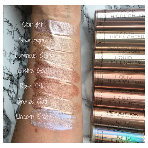 הייליטר מדגיש נוזלי - MAKEUP REVOLUTION LIQUID HIGHLIGHTER – תמונה 3