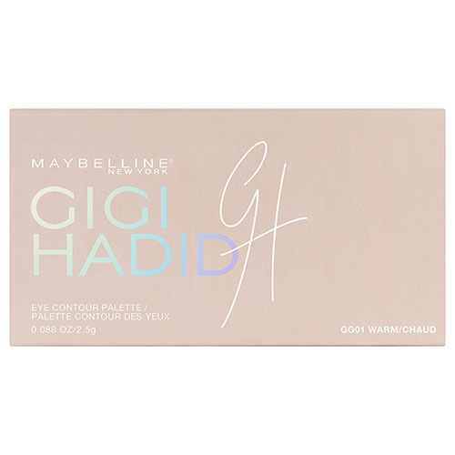 ⁦פלטת צלליות עיניים מייבלין - GIGI HADID - EYE CONTOUR PALETTE - WARM⁩ – תמונה ⁦3⁩