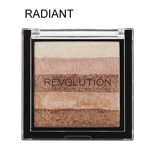 פלטת הייליטרים - MAKEUP REVOLUTION SHIMMER BRICK – תמונה 2