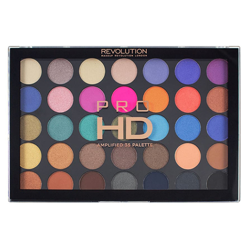 פלטת 35 צלליות - MAKEUP REVOLUTION PRO HD AMPLIFIED 35 PALLETE DEFIANT