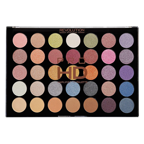 פלטת 35 צלליות - MAKEUP REVOLUTION PRO HD AMPLIFIED 35 PALETTE EXHILARATE
