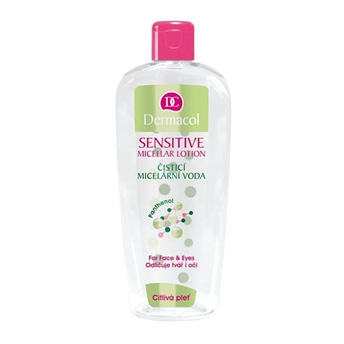 תחליב מיסילרי מסיר איפור לעור רגיש דרמקול - SENSITIVE MICELLAR LOTION