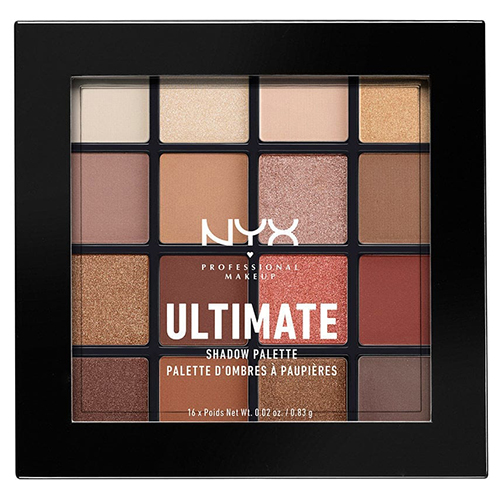 NYX פלטת צלליות 16 גוונים - ULTIMATE SHADOW PALETTE - WARM NEUTRALS