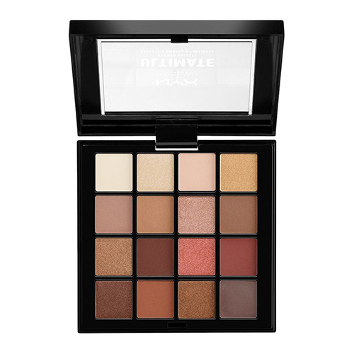 ⁦NYX פלטת צלליות 16 גוונים - ULTIMATE SHADOW PALETTE - WARM NEUTRALS⁩ – תמונה ⁦2⁩