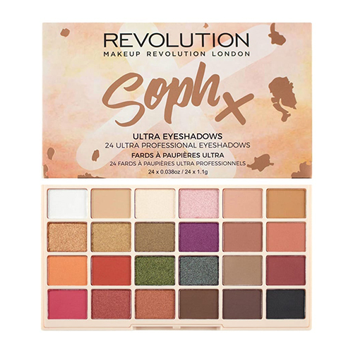 ⁦פלטת 24 צלליות - MAKEUP REVOLUTION Soph X Ultra Eyeshadow Palette⁩ – תמונה ⁦2⁩