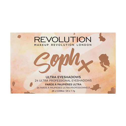 ⁦פלטת 24 צלליות - MAKEUP REVOLUTION Soph X Ultra Eyeshadow Palette⁩ – תמונה ⁦4⁩
