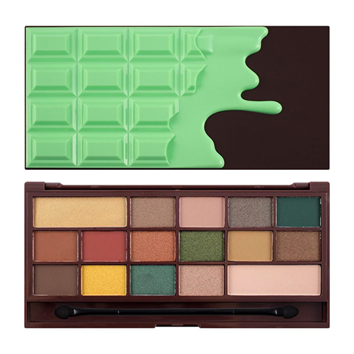 ⁦פלטת 16 צלליות - I ♡ Makeup 16 Eyeshadow Palette - CHOCOLATE MINT⁩ – תמונה ⁦2⁩