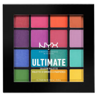 NYX Professional Makeup ULTIMATE SHADOW PALETTE BRIGHTS - פלטת 13 צלליות ו3 פיגמנטים לעיניים