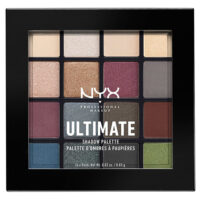 NYX Professional Makeup ULTIMATE SHADOW PALETTE SMOKEY & HIGHLIGHT - פלטת 13 צלליות ו3 פיגמנטים לעיניים